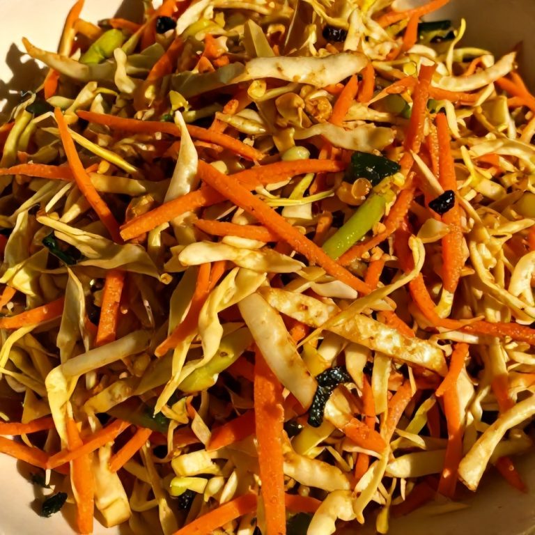 Easy Sweet and Spicy Pickle Slaw
