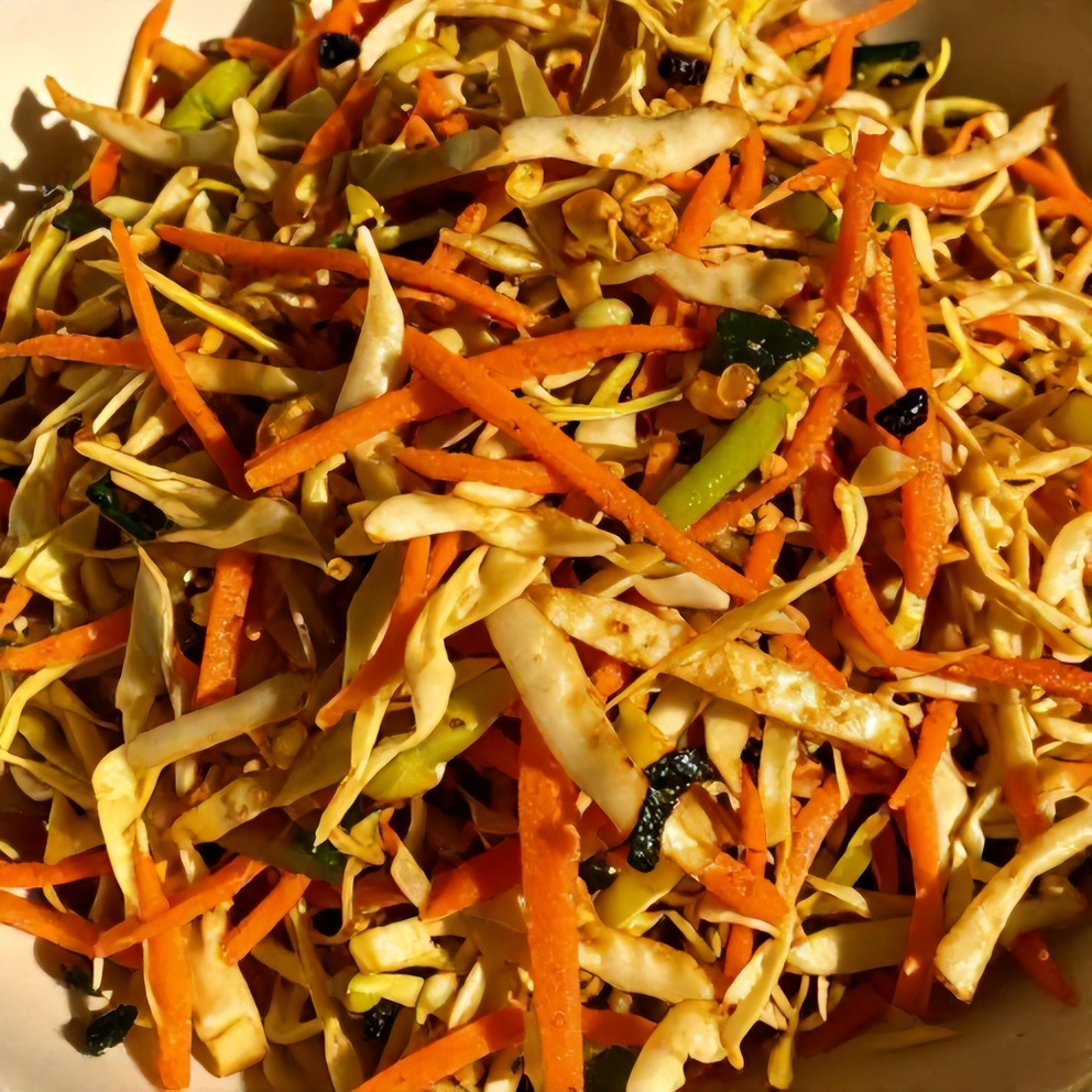 Easy Sweet and Spicy Pickle Slaw