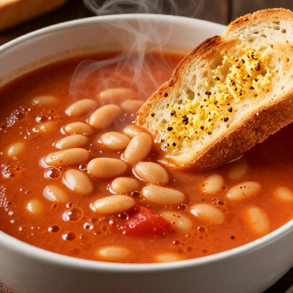 Easy Tomato and White Bean Soup