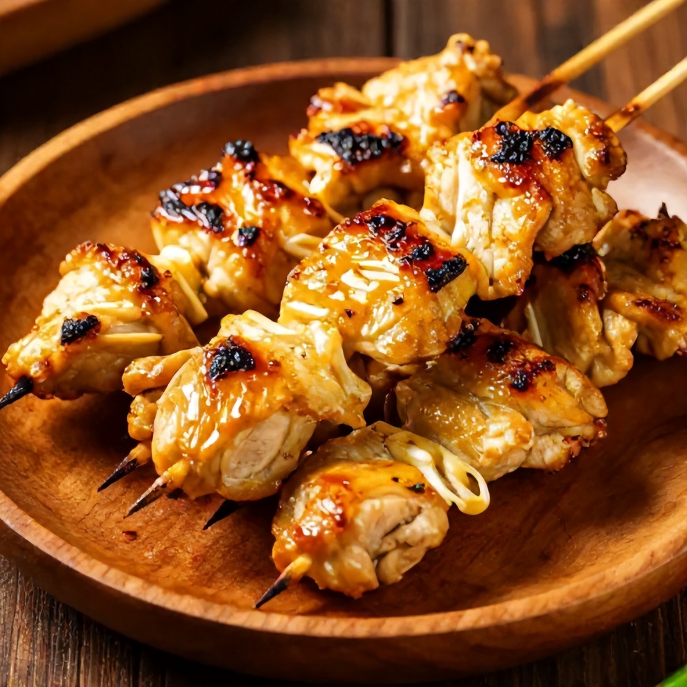 Vietnamese Lemongrass Chicken Skewers