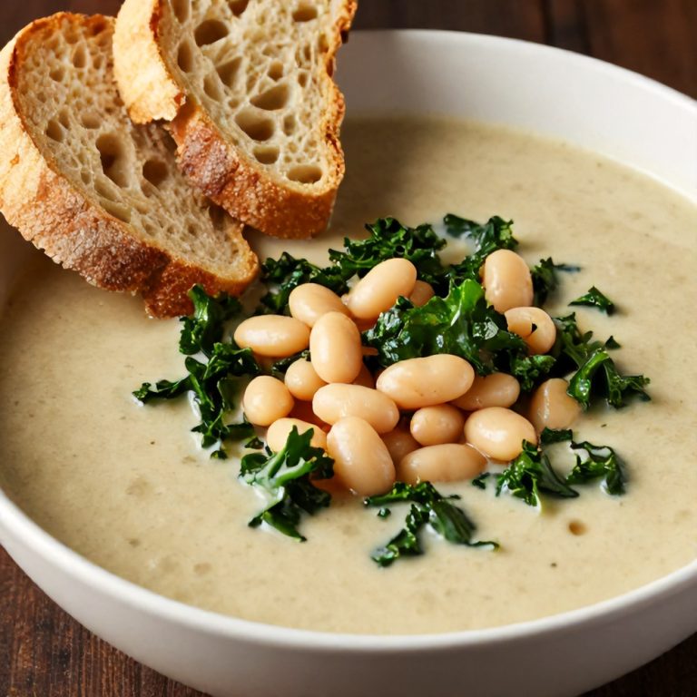 easy white bean kale soup