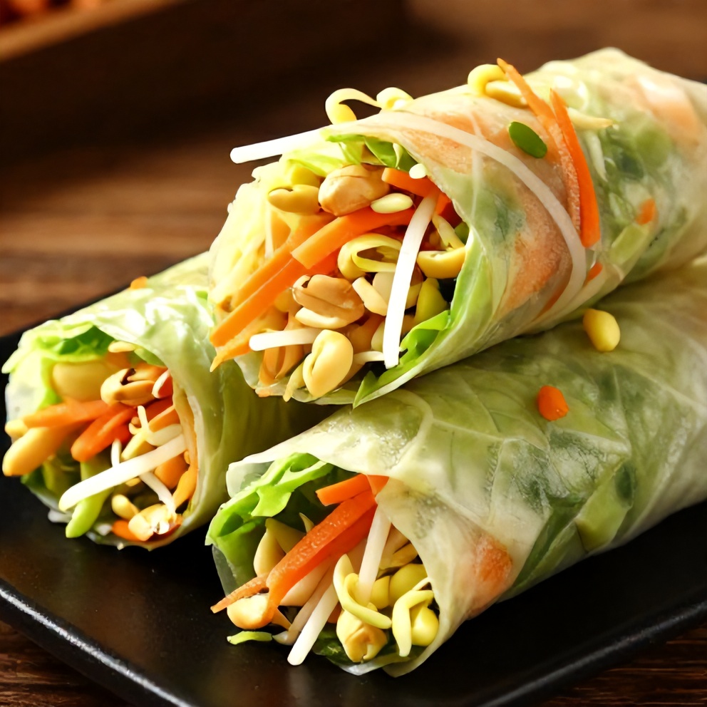 fresh spring roll salad