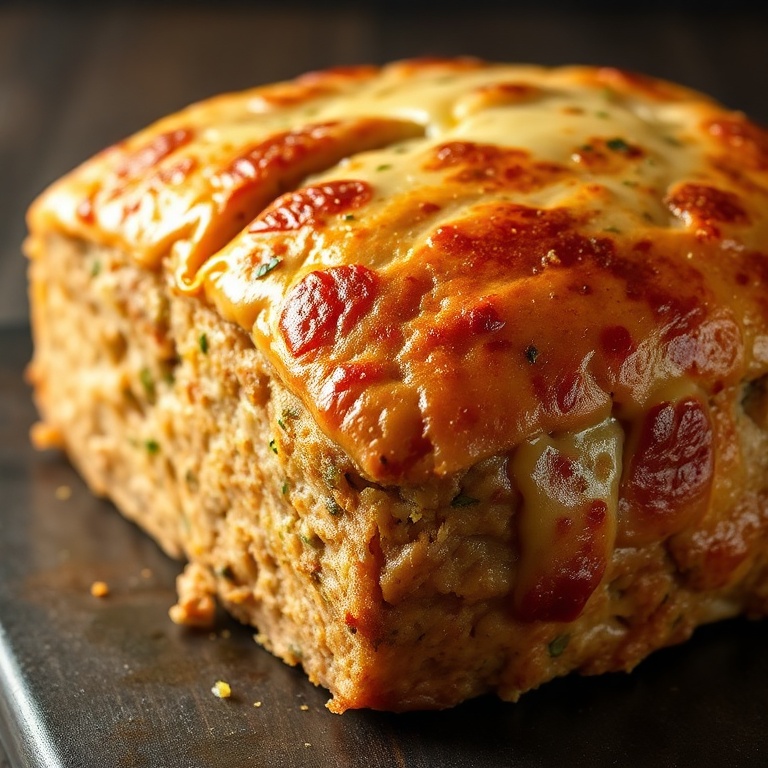 garlic parmesan chicken meatloaf