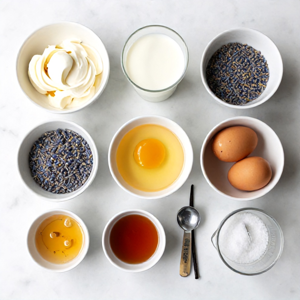 Honey Lavender Ice Cream Ingredients