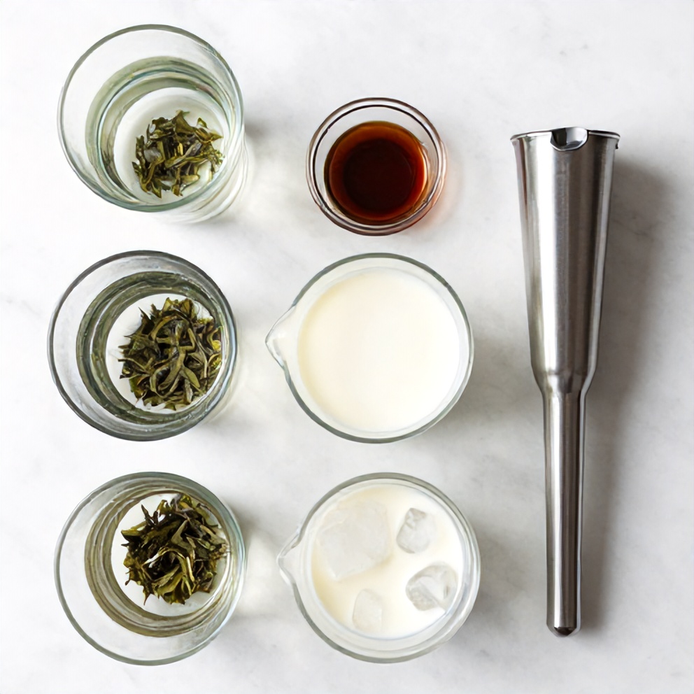 Iced Blue Tea Latte Ingredients