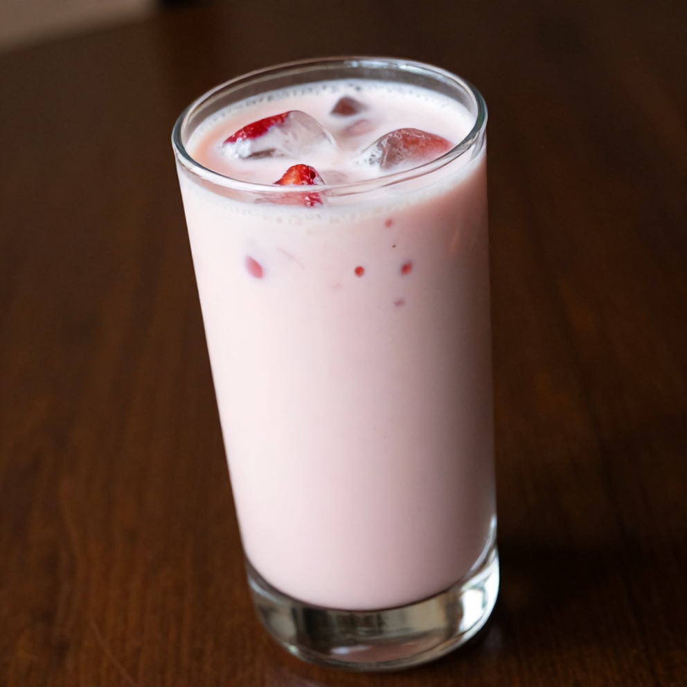 Korean Strawberry Milk
