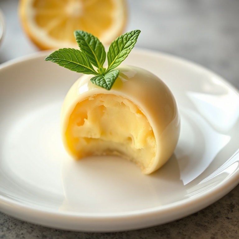 Finished Lemon Creamy Truffles