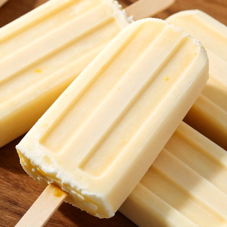 Mango Greek Yogurt Popsicles