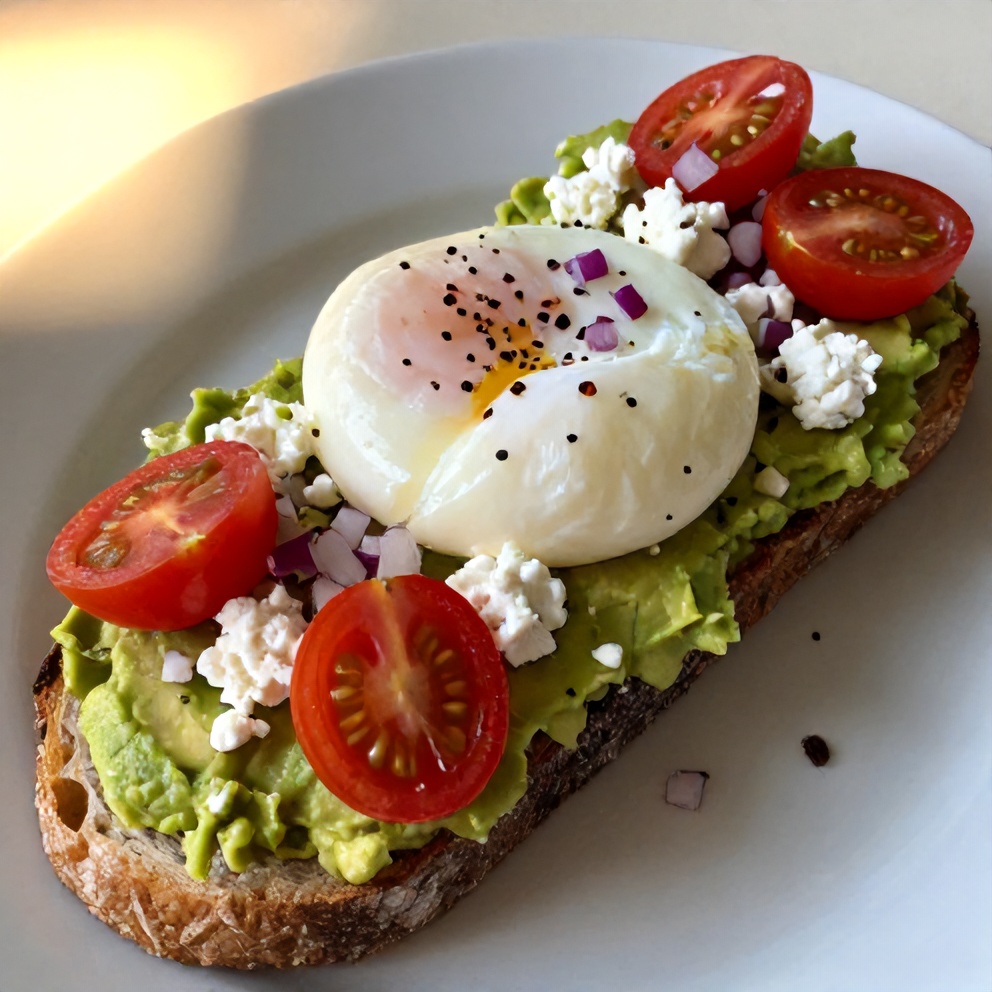 Mediterranean avocado toast