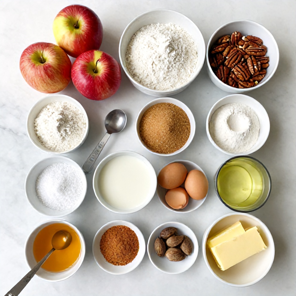 Apple Pecan Coffee Cake Ingredients