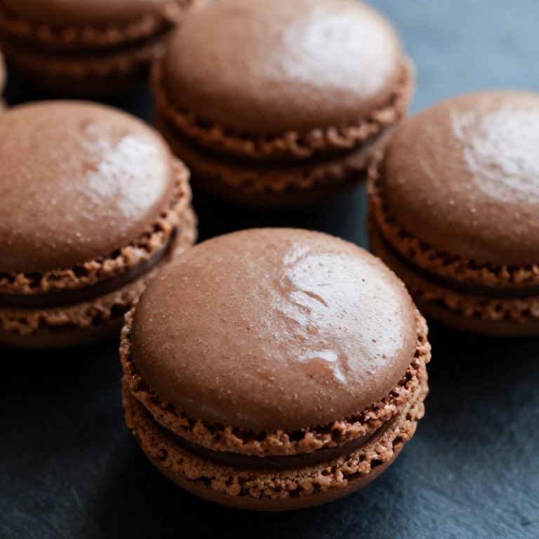 Perfect Chocolate Macarons at Home