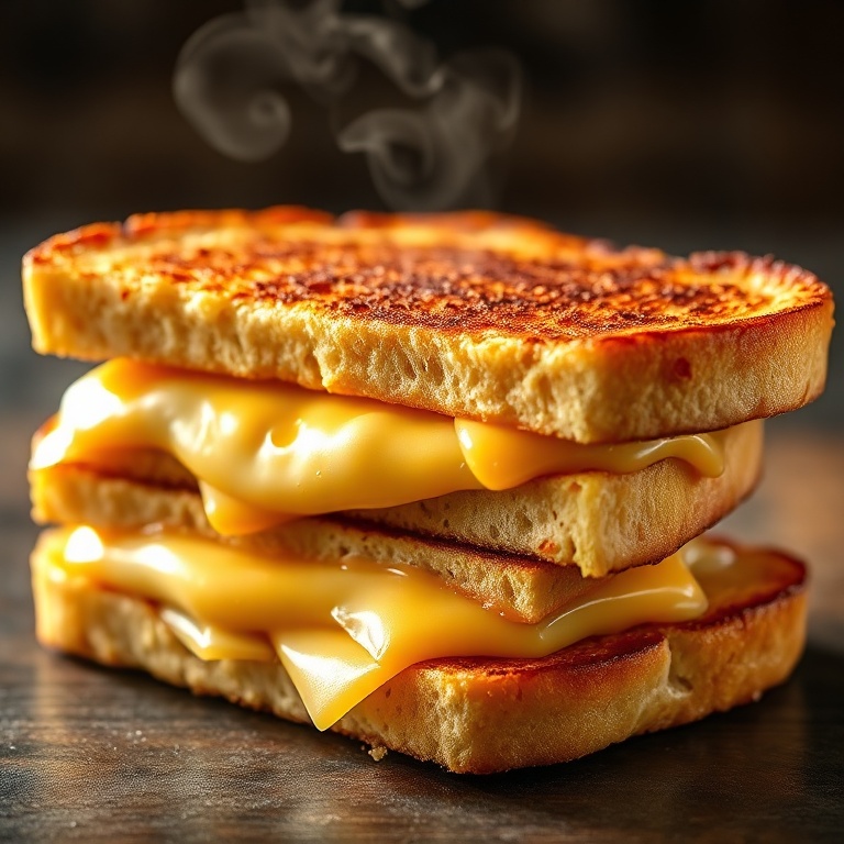 Pizza grilled cheese sandwiches