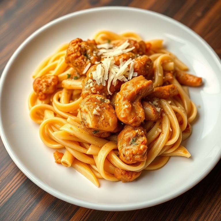 Quick Cajun Chicken Penne Pasta