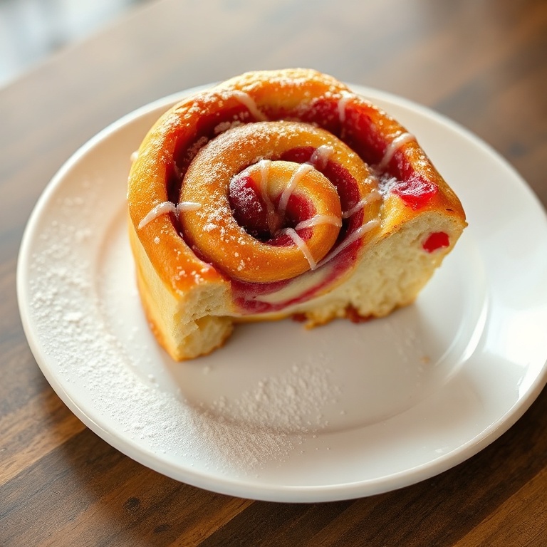 Easy Raspberry Cinnamon Rolls with Lemon Glaze: Sweet Start
