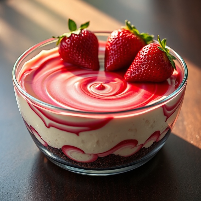 Red Velvet Strawberry Cheesecake