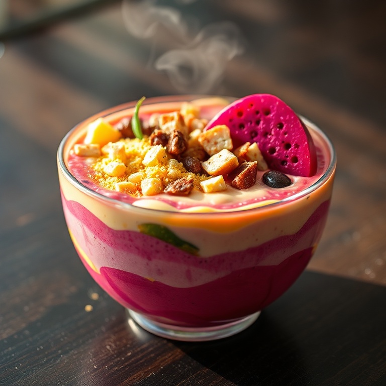 Refreshing Dragon Fruit Smoothie Bowl
