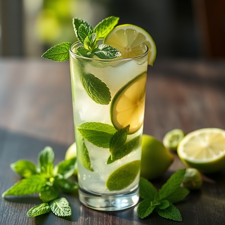 Refreshing Healthy Mojito Mocktail