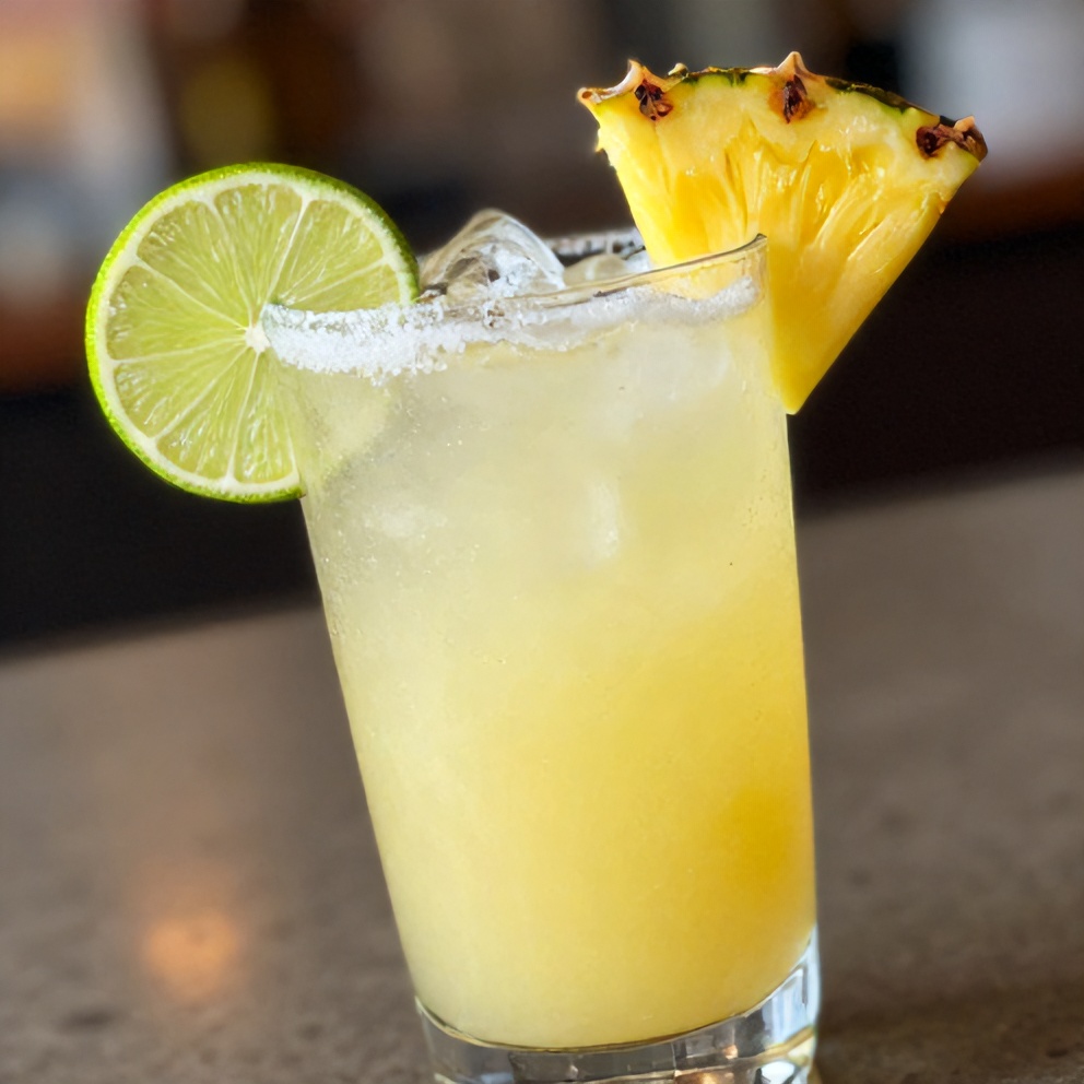 Refreshing Pineapple Margarita Mocktail