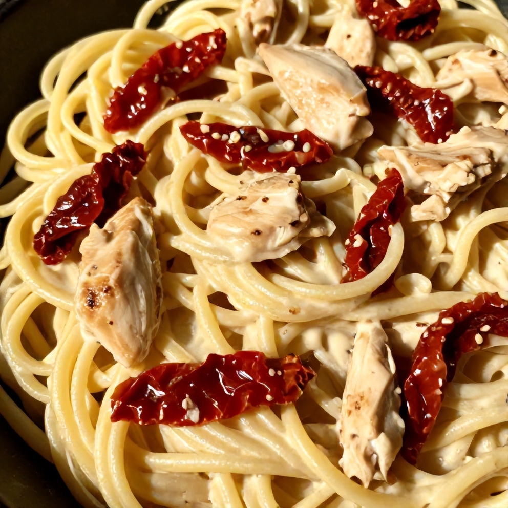 slow cooker creamy chicken pasta
