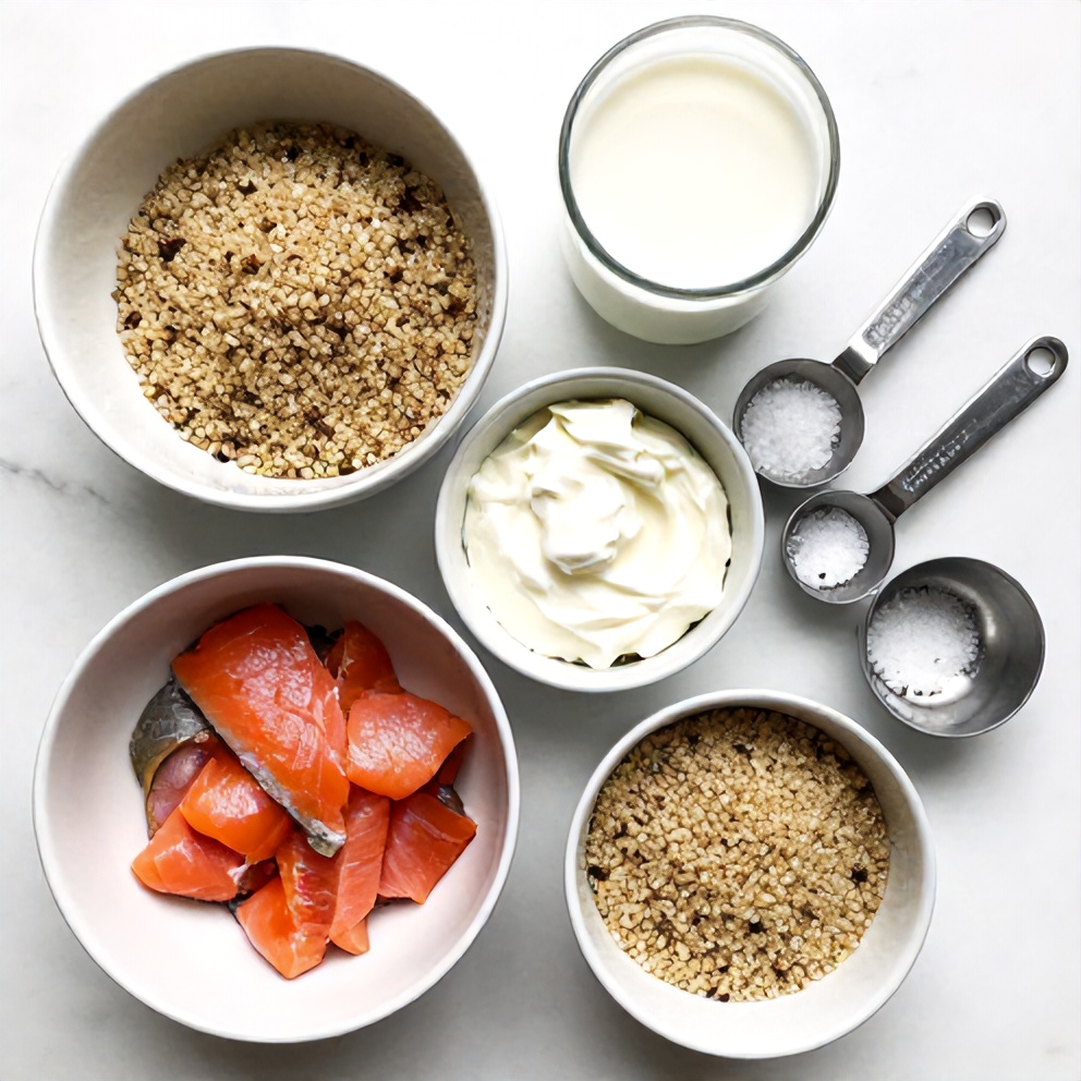 Smoked Salmon Quinoa Breakfast Bowls Ingredients