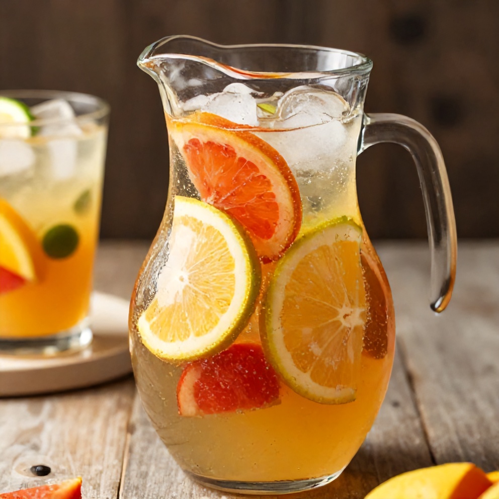 sparkling fruit punch