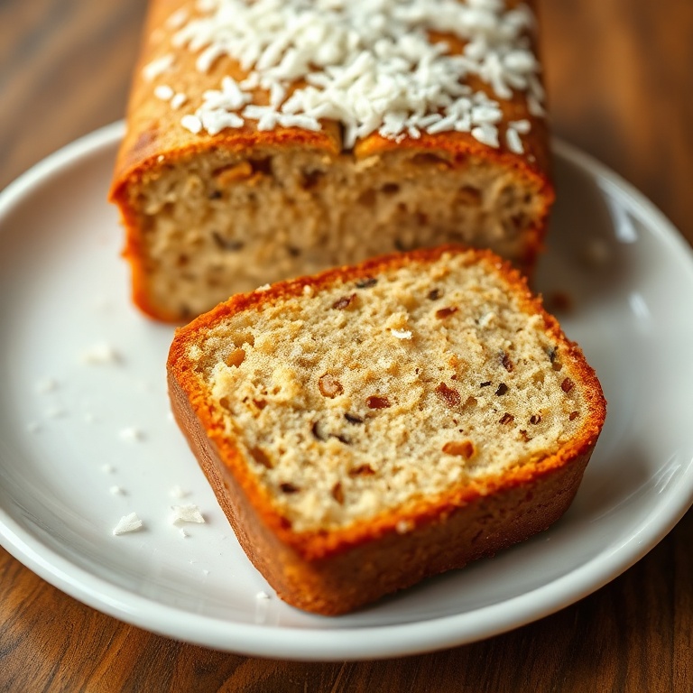 Tropical Banana Bread with Pineapple and Coconut