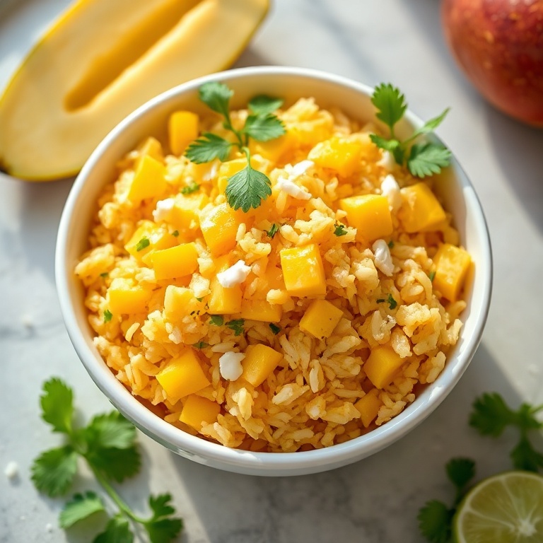 Tropical Mango Lime Rice