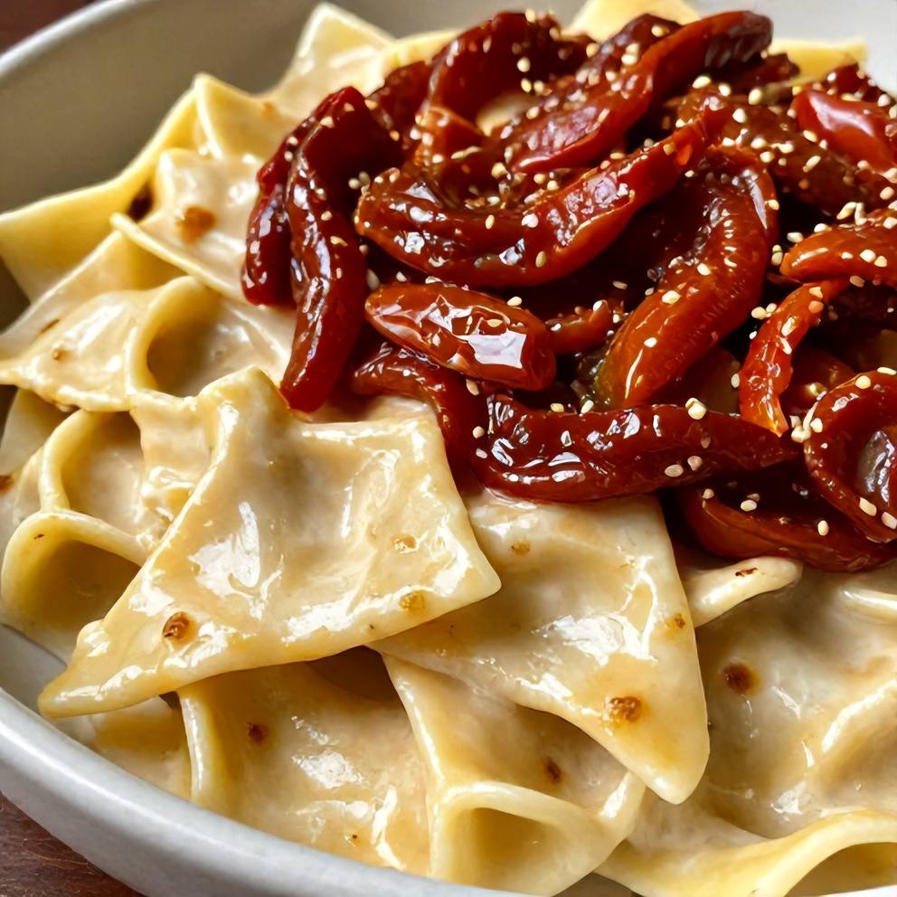 vegan sun dried tomato pasta