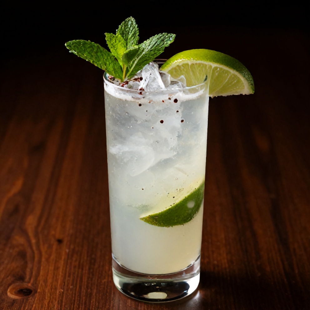 Finished White Christmas Mojito