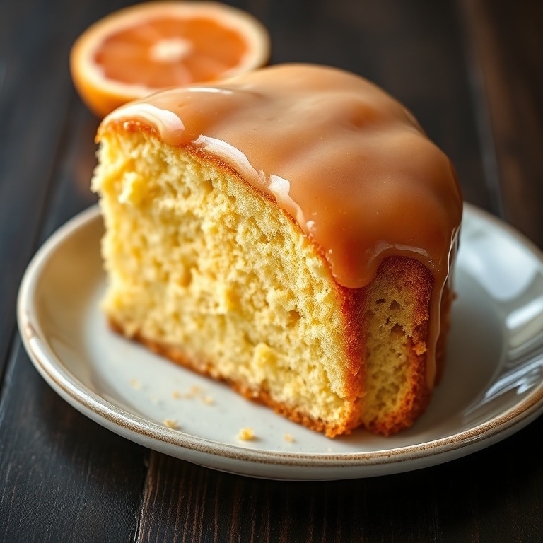 zesty grapefruit yogurt cake