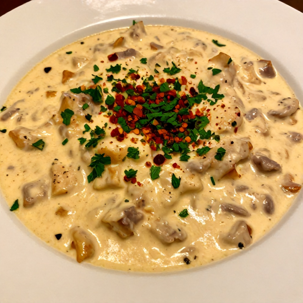 Plated Zuppa Toscana Casserole