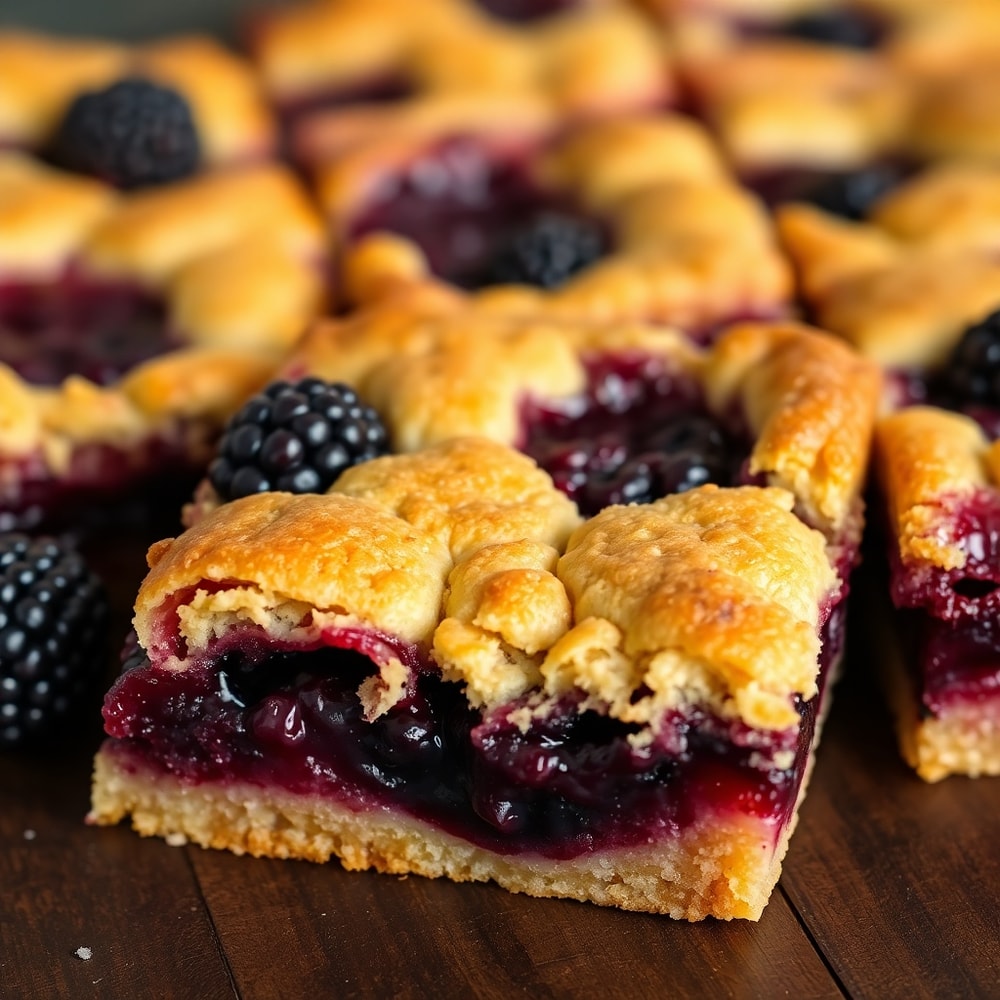 Blackberry Cobbler Bars