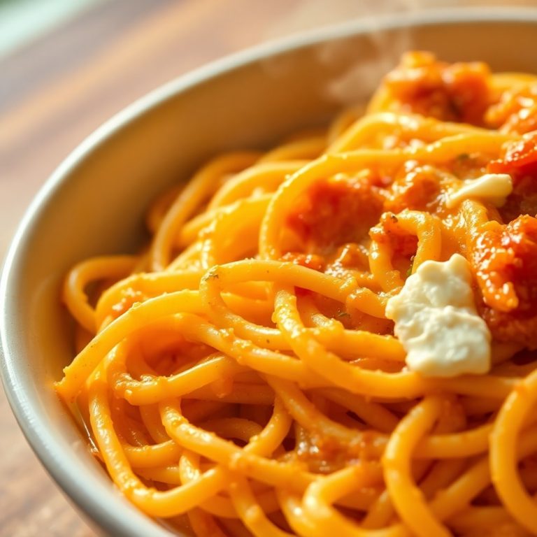 Roasted Tomato and Garlic Ricotta Pasta