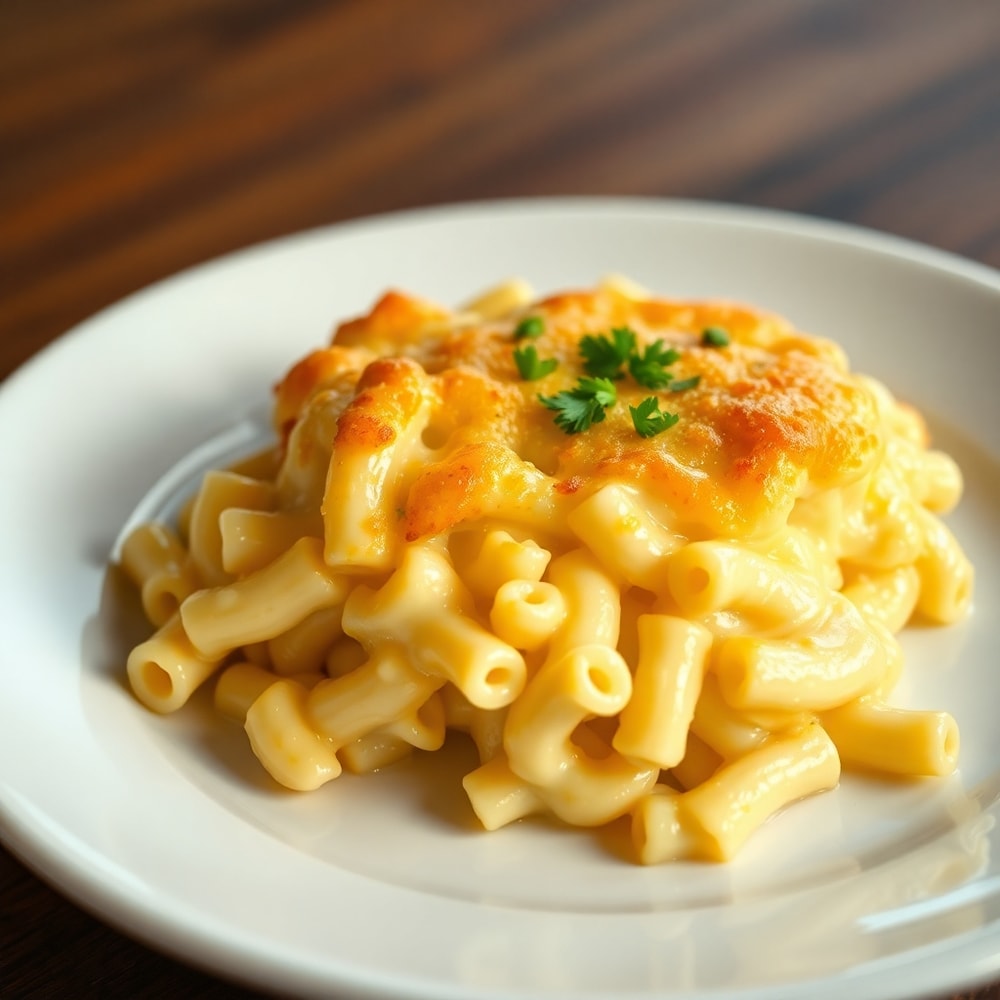 Perfectly Baked Macaroni and Cheese with Crispy Topping