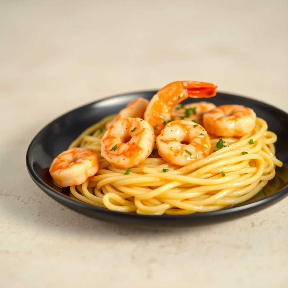 creamy garlic shrimp