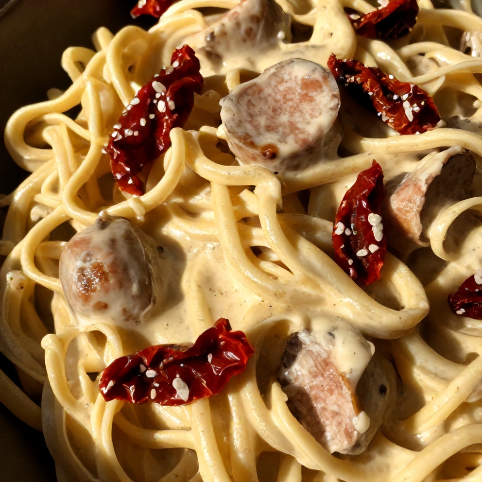 creamy italian sausage pasta