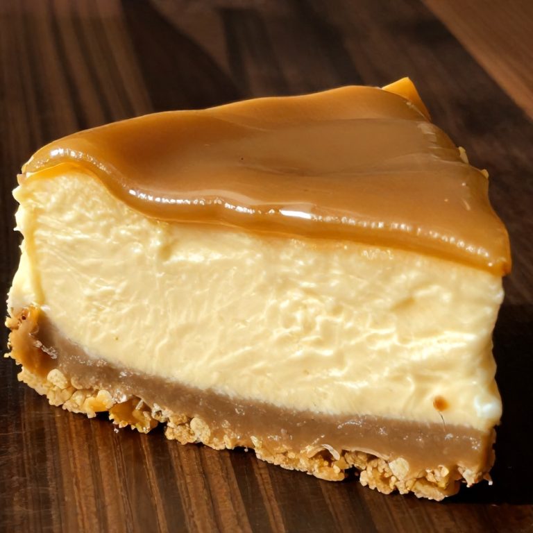 Creamy Salted Caramel Cheesecake Bars