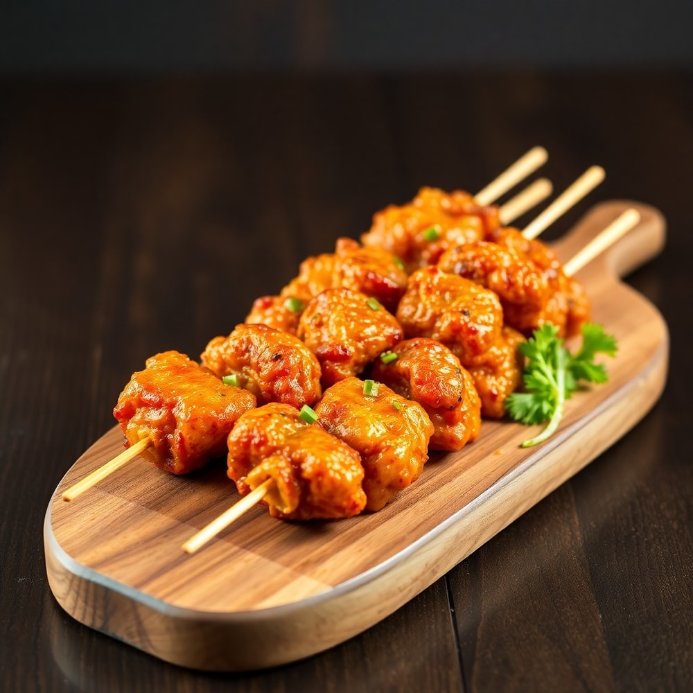 Bang Bang Chicken Skewers