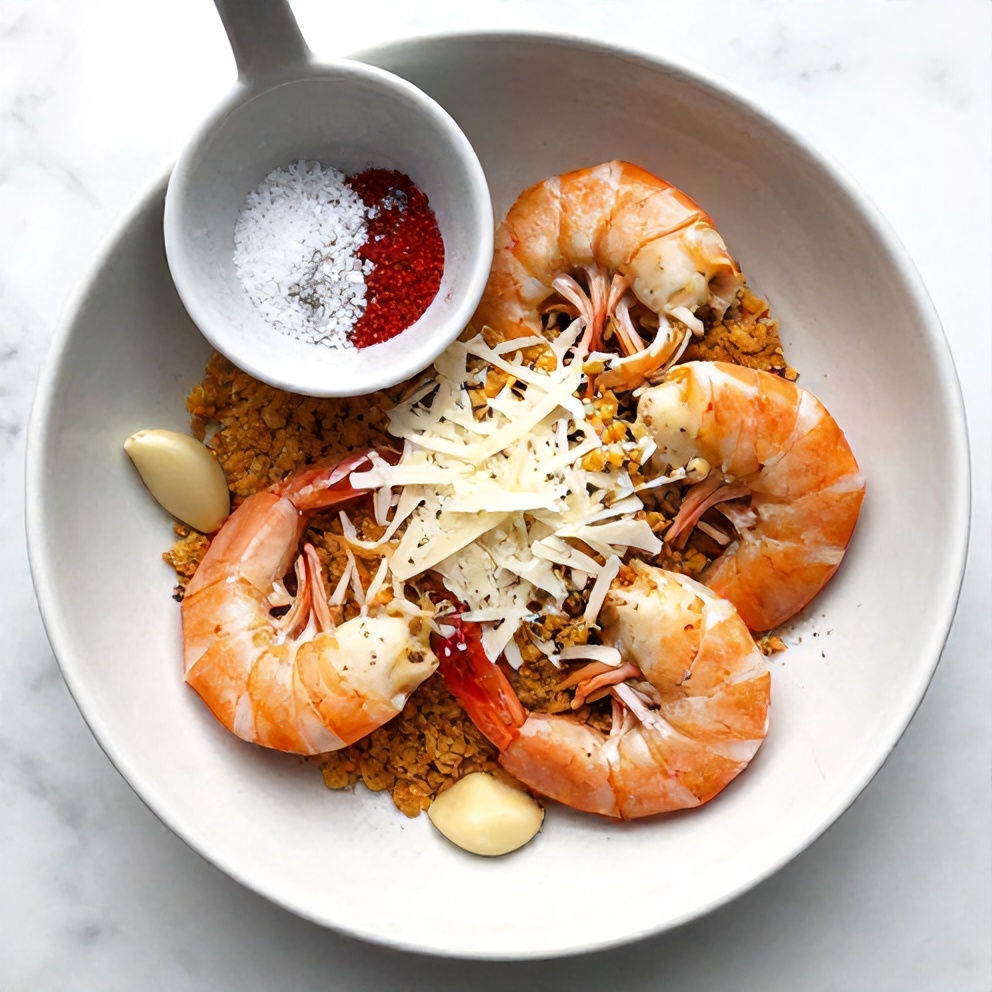 Garlic Parmesan Shrimp Ingredients