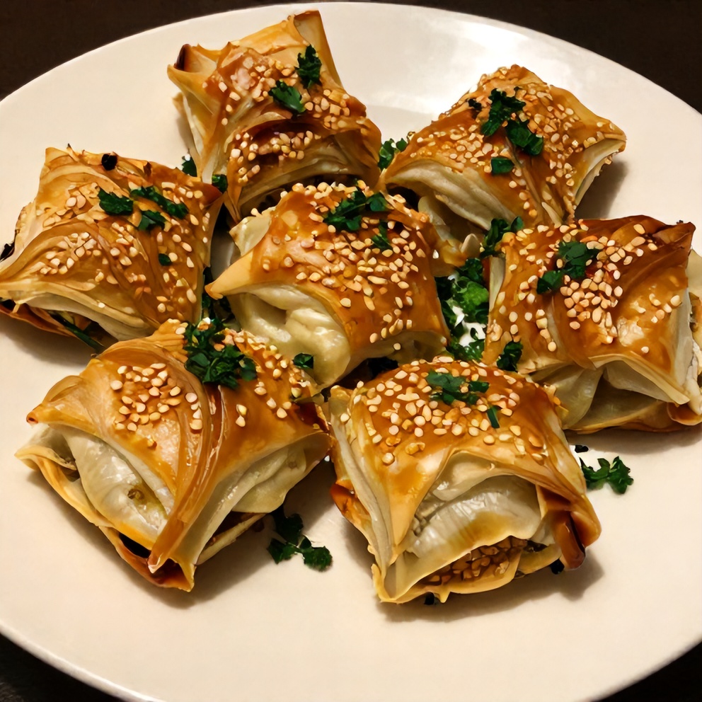 Crispy Goat Cheese Phyllo Cigars Ready to Serve