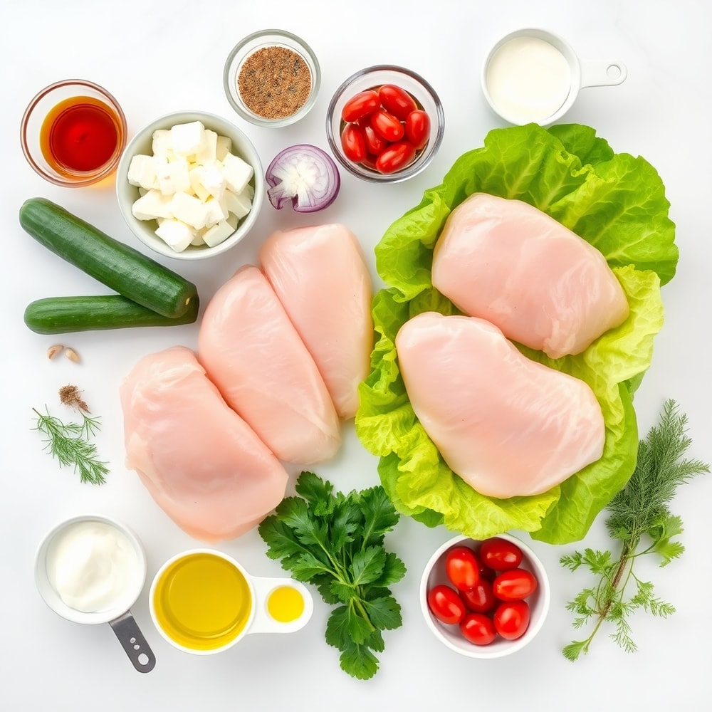 Greek Chicken Bowl Ingredients
