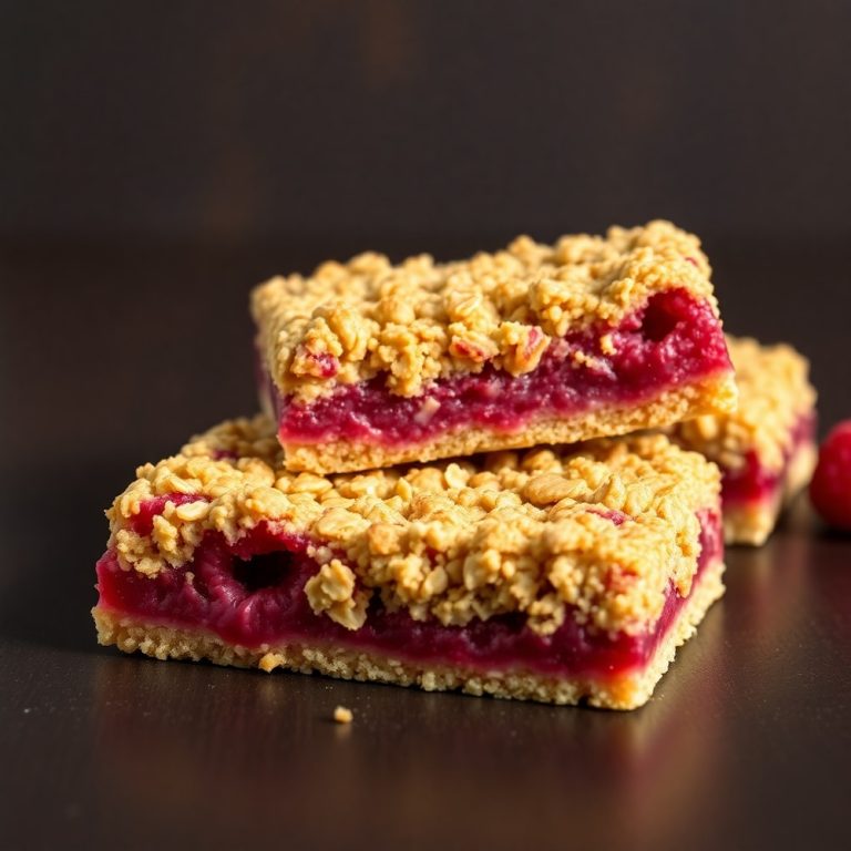 raspberry oatmeal crumble bars