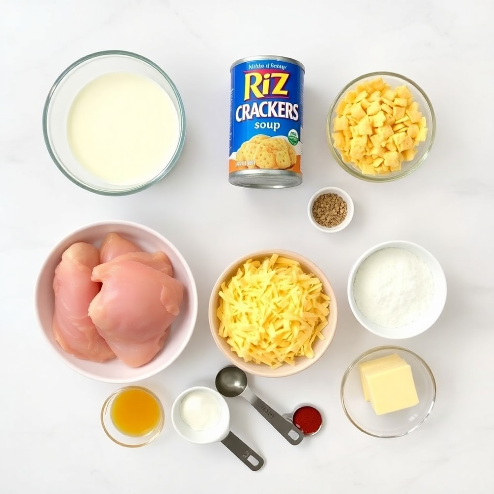 Ritz Cracker Chicken Casserole Ingredients