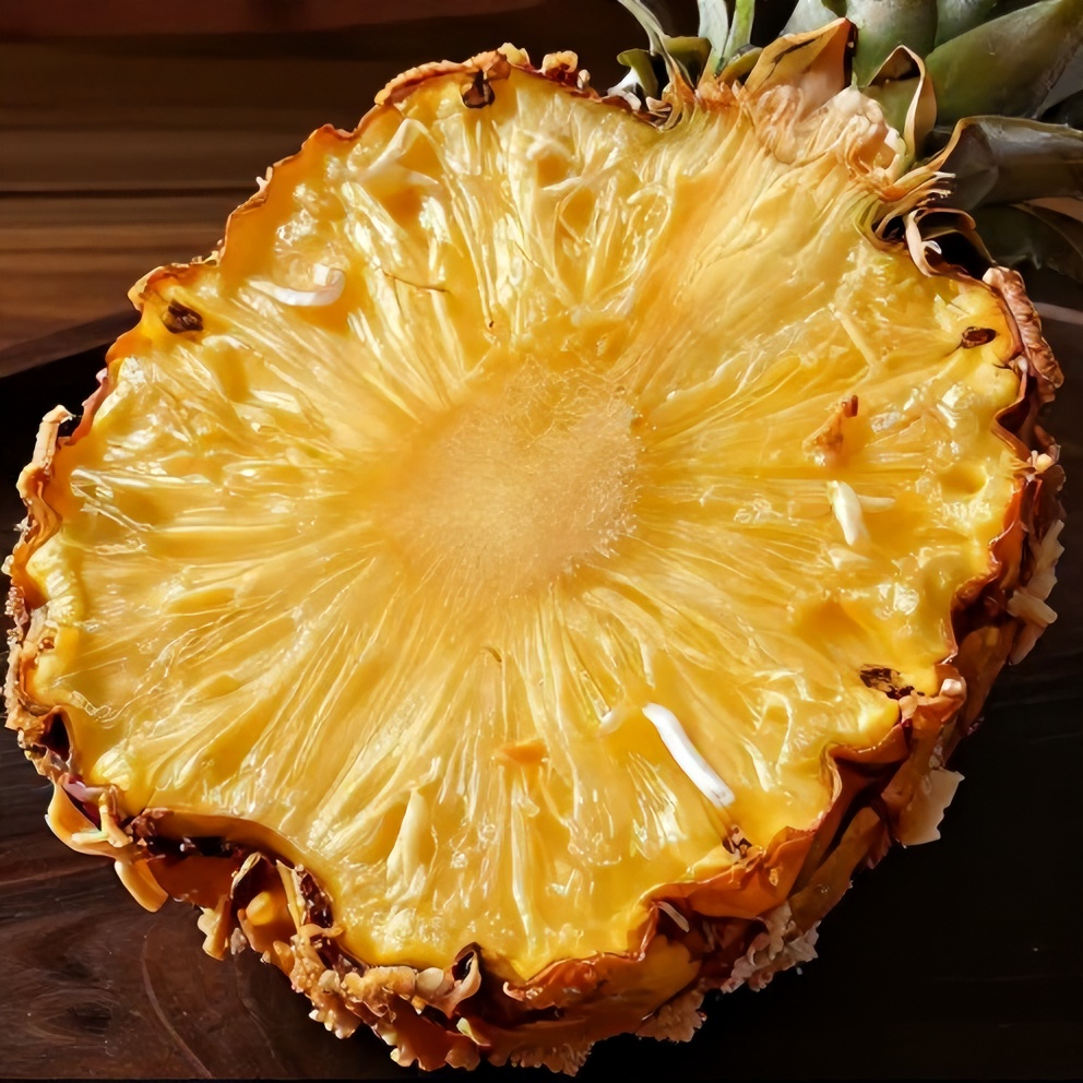 Crispy Rum-Soaked Fried Pineapple
