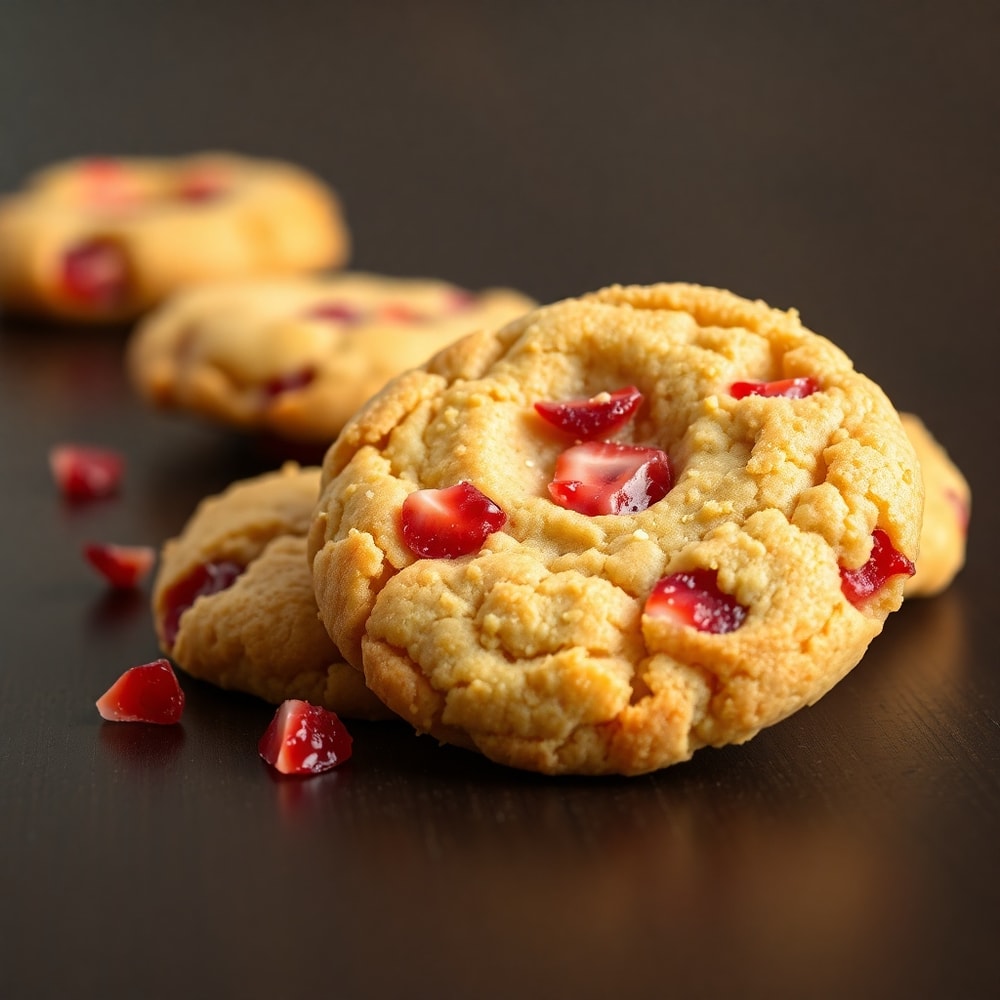 Strawberry Crunch Cookies
