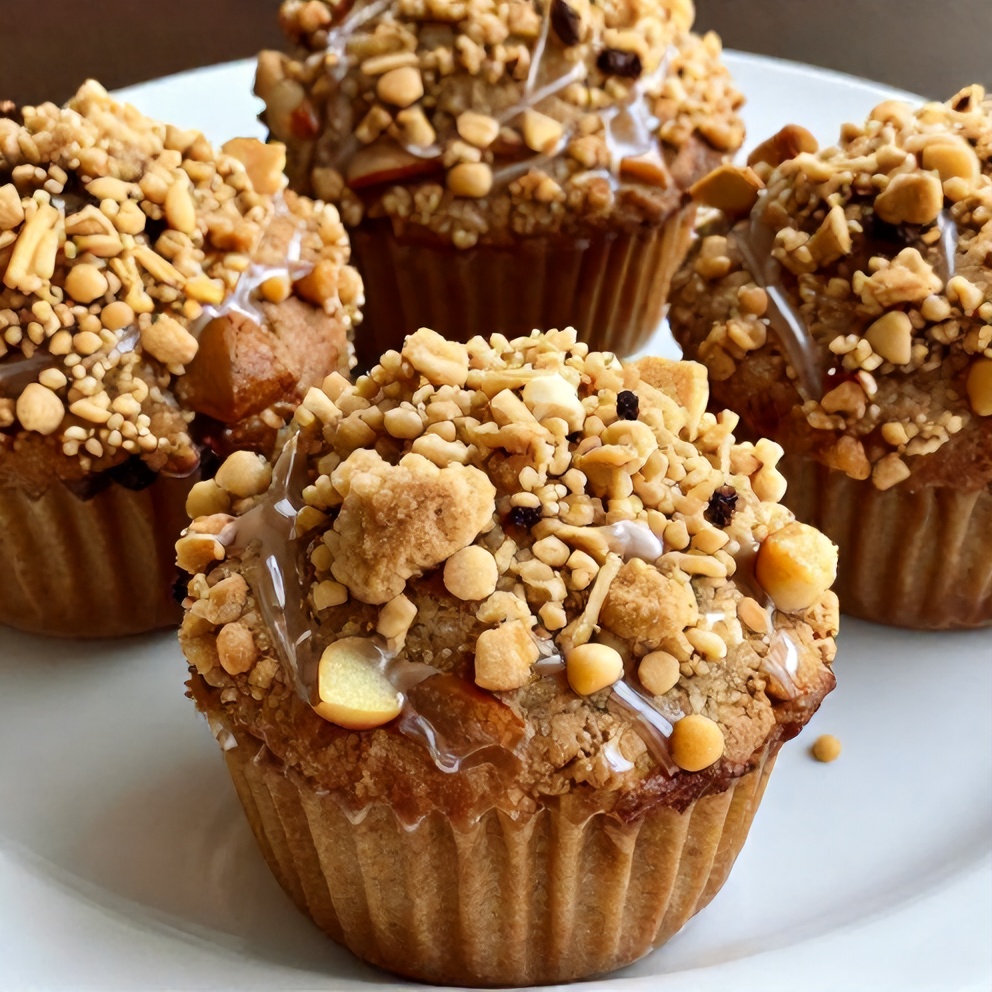 Apple Cinnamon Muffins Ready to Serve