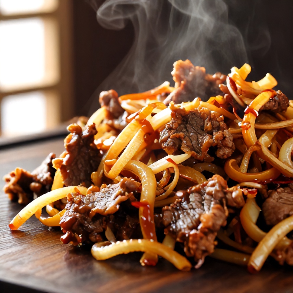 Easy Beef and Onion Stir Fry