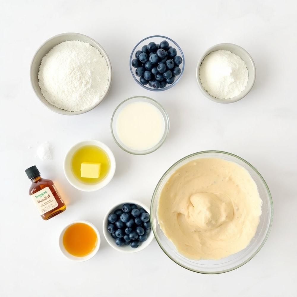 Blueberry Donut Ingredients