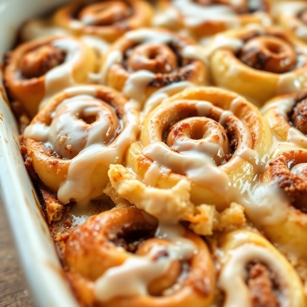 Easy Cinnamon Roll Casserole