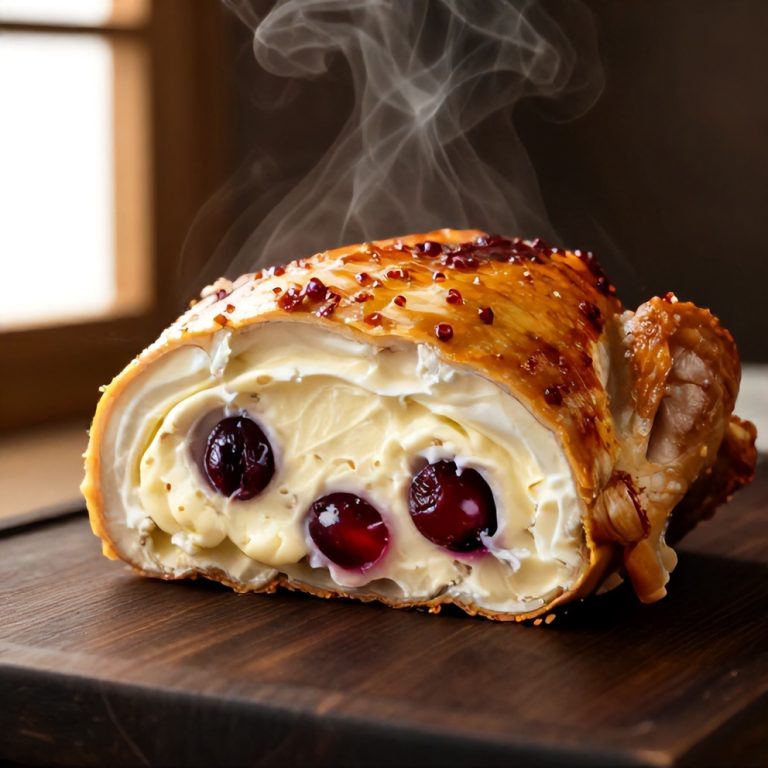 Easy Cranberry Brie Stuffed Chicken